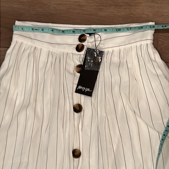 NWT Nasty Gal “Get Your Priorities Straight Striped Midi Skirt High Waist - Picture 8 of 15